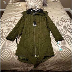Andrew Marc Belted Puffer Coat